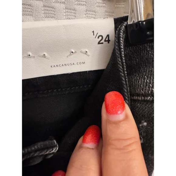 KanCan High Rise Fray Hem Bermuda Shorts-1/24 - Picture 7 of 7